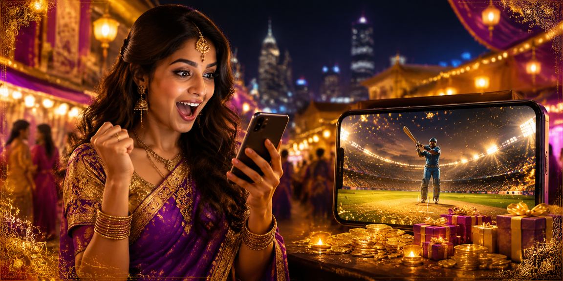 Exciting IPL-themed slot game experience in India at night
